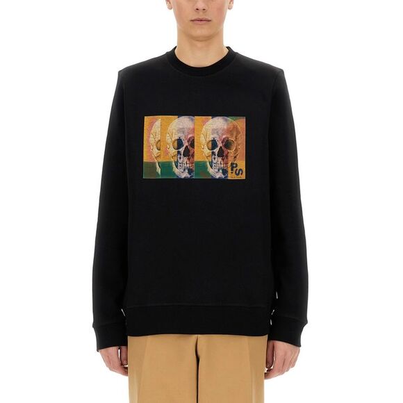 Ps By Paul Smith Men Skull Square Sweatshirt